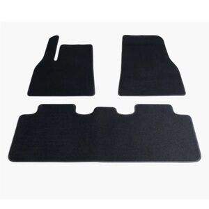 2020-2023 Tesla Model Y Carpet Interior Original Floor Mats Black set of 3